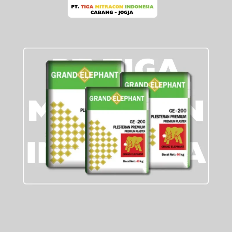 Plesteran Premium GE-200 Grand Elephant – Semen Mortar Yogyakarta