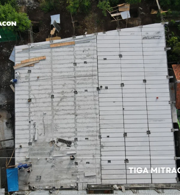 Pemasangan panel lantai Yogyakarta oleh PT Tiga Mitracon Indonesia Cabang Jogja